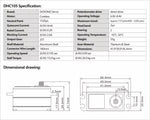 DIGITAL SERVO HV CORELESS LOW-PROFILE 26KG - SPLASHPROOF