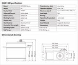 DIGITAL SERVO 35KG - WATERPROOF IP67