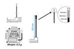 Radio Sanwa M17 + receptor RX-493 și baterie preinstalată + set complet din aluminiu Tuning