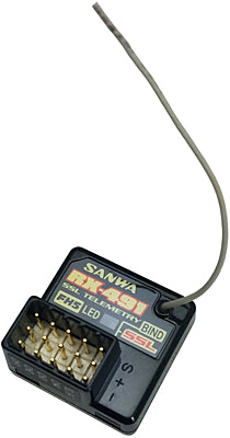 Sanwa RX-491 (FH5, SUR) Receptor de telemetrie impermeabil