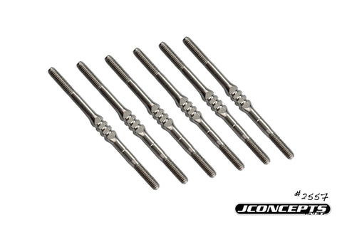 JConcepts Yokomo YZ-2DTM Fin Titanium Turnbuckle Set (6pcs)