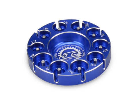 JConcepts Pinion Puck - Modified Range (17-26T in 48 Pitch) (Blue)