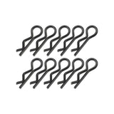 JConcepts Compact Angled Body Clips - Black (10pcs)