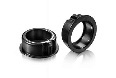 XRAY T4 Alu Adjustment Ball-Bearing Hub - Black (2pcs)