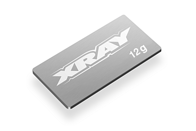 XRAY Pure Tungsten Șasiu Greutate 12g