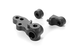 XRAY X1 Composite Steering Block - 3-Hole; Backstops