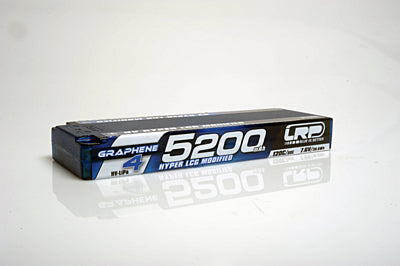 LRP Graphene-4 Hyper LCG Modified 5200mAh 7.6V 2S 120C/60C HV LiPo (5mm, 215g)