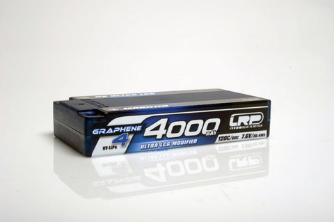 LRP Graphene-4 Ultra LCG Modified Shorty 4000mAh 7.6V 2S 120C/60C HV LiPo (5mm, 158g)