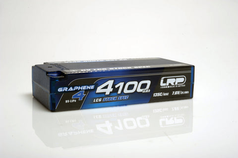 LRP Graphene-4 LCG Stock Spec Shorty 4100mAh 7.6V 2S 135C/65C HV LiPo (5mm, 188g)