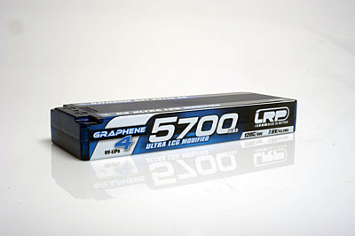 LRP Graphene-4 Ultra LCG Modified 5700mAh 7.6V 2S 120C/60C HV LiPo (5mm, 234g)