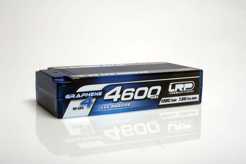 LRP Graphene-4 LCG Modified Shorty 4600mAh 7.6V 2S 120C/60C HV LiPo (5mm, 186g)