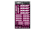 XRAY/HUDY Design Pre-Cut Stickers by MM (Pink, Larger A5 size)