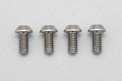 Racing Performer Precision Machined Titanium BH Socket Screw M3×6mm (4pcs)