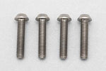 Racing Performer Precision Machined Titanium BH Socket Screw M3×14mm (4pcs)