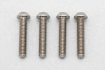 Racing Performer Precision Machined Titanium BH Socket Screw M3×15mm (4pcs)