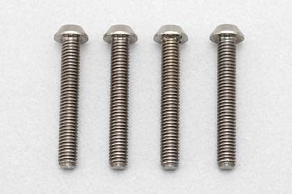 Racing Performer Precision Machined Titanium BH Socket Screw M3×20mm (4pcs)