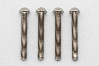 Racing Performer Precision Machined Titanium BH Socket Screw M3×22mm (4pcs)