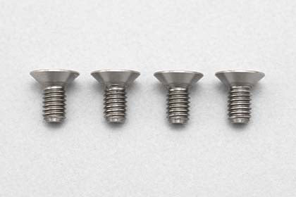 Racing Performer Precision Machined Titanium FH Socket Screw M3×6mm (4pcs)