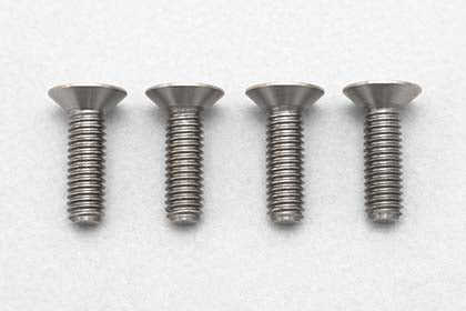 Racing Performer Precision Machined Titanium FH Socket Screw M3×10mm (4pcs)