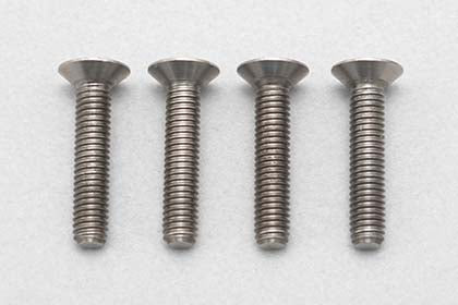 Racing Performer Precision Machined Titanium FH Socket Screw M3×15mm (4pcs)