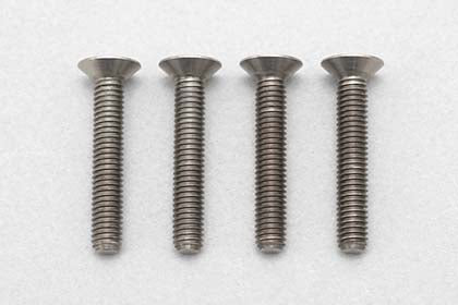 Racing Performer Precision Machined Titanium FH Socket Screw M3×18mm (4pcs)