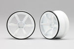 Racing Performer High Traction Drift Wheel (6mm Offset·White·2pcs)