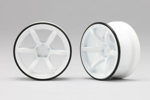 Racing Performer High Traction Drift Wheel (6mm Offset·White·2pcs)