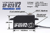 Yokomo SP-02D Low Profile Programmable (RWD Drift Spec/12.0kg/6.0V) Coreless Servo