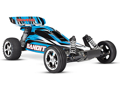 Traxxas Bandit 1:10 RTR cu baterie și încărcător (albastru)