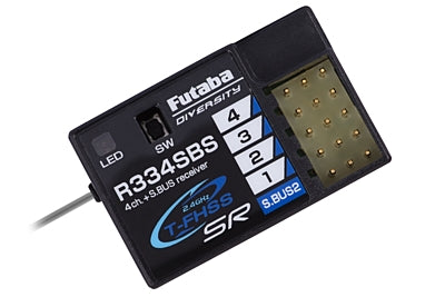 Receptor Futaba R334SBS (SR/T-FHSS/S.Bus2).