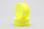 Yokomo Front Hex 12mm Wheel (Yellow) for YZ-2