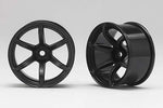 Racing Performer Drift Wheel 6 spoke 02 (8mm Offset·Black·2pcs)