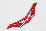 YD-2/YD-4 Aluminum Front Bumper Brace (Red/Bevel Edge)