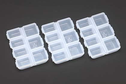 Yokomo Carrying Case 90×70×17mm (3pcs)